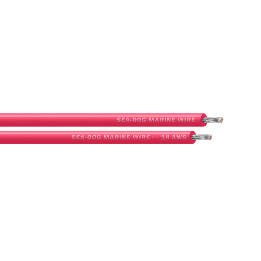 Sea-Dog 18 AWG Pink Primary Wire - 25' [8018090]