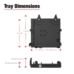 RAM Mount RAM No-Drill Laptop Mount f/'05-26 Nissan Frontier + More [RAM-VB-154-SW3]