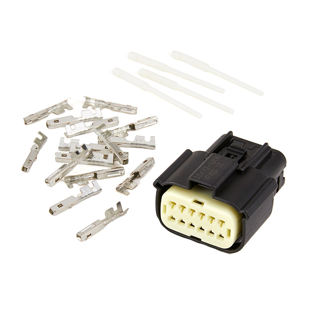Egis Connection Kit, MX-150 12-Position Female w/14 Terminals + 8 Cavity Plugs *Bulk Pack [4611B]