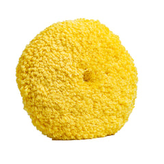 Lake Country Yellow Twisted Acrylic  Wool Pad 8" x 1.5" Quick Disconnect [35-555-QD-LC]