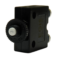 Egis 3A Push Button Panel Mount Circuit Breaker - Screw Terminals [4710-03]