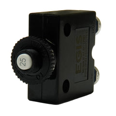 Egis 25A Push Button Panel Mount Circuit Breaker - Screw Terminals [4710-25]