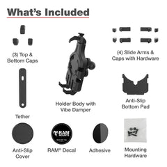 Ram Mount RAM Quick-Grip Pro Phone Holder w/Ball  Vibration Damper [RAM-HOL-PD5BVU]