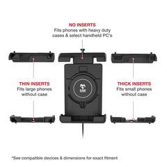 Ram Mount RAM Quick-Grip Pro XL w/Ball  Qi2 15W Wireless Charger [RAM-HOL-PD7B-W2MU]