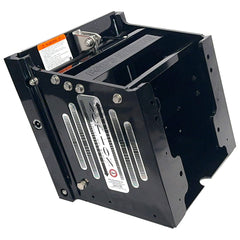 Bob's Machine 12" Setback Action Series Hydraulic Jack Plate - Gloss Black [100-112112P-PCGBLK-NOSPN-NG]