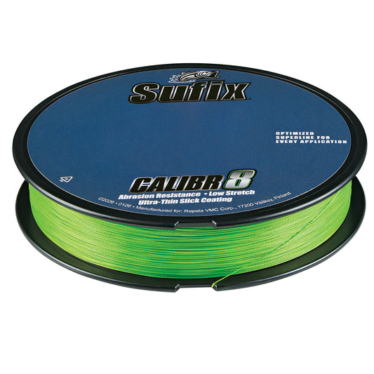 Sufix Calibr8 Braid 150yds 10lb - Neon Lime [694-010L]