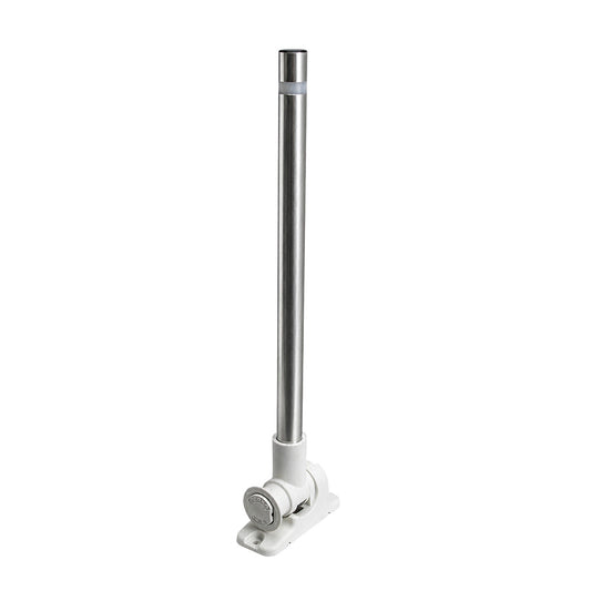 Perko 14" EZ Fold C-5 All-Round Navigation Light - Fore/Aft Rotation - White [1066DP1WHT]