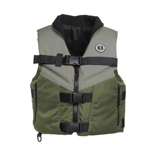 Mustang Accel Foam Vest - Green/Grey - Small [MV4627-833-S]