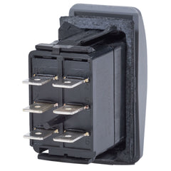 Blue Sea 8222 Water Resistant Contura III Switch - (ON)-OFF-(ON) - Grey [8222]