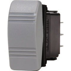 Blue Sea 8222 Water Resistant Contura III Switch - (ON)-OFF-(ON) - Grey [8222]