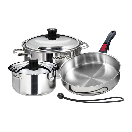 Magma 7 Piece Induction Cookware Set - Stainless Steel  [A10-362-IND]