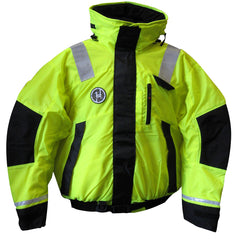 First Watch AB-1100 Flotation Bomber Jacket - Hi-Vis Yellow/Black - XL  [AB-1100-HV-XL]