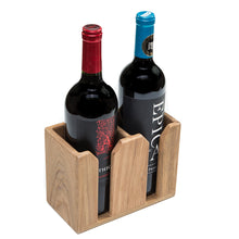 Load image into Gallery viewer, Whitecap Teak Two-Bottle Rack [62620]
