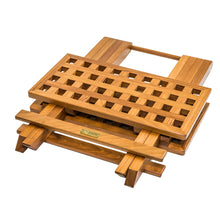 Load image into Gallery viewer, Whitecap Teak Grate Top Fold-Away Table [60030]
