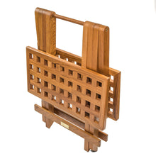 Load image into Gallery viewer, Whitecap Teak Grate Top Fold-Away Table [60030]
