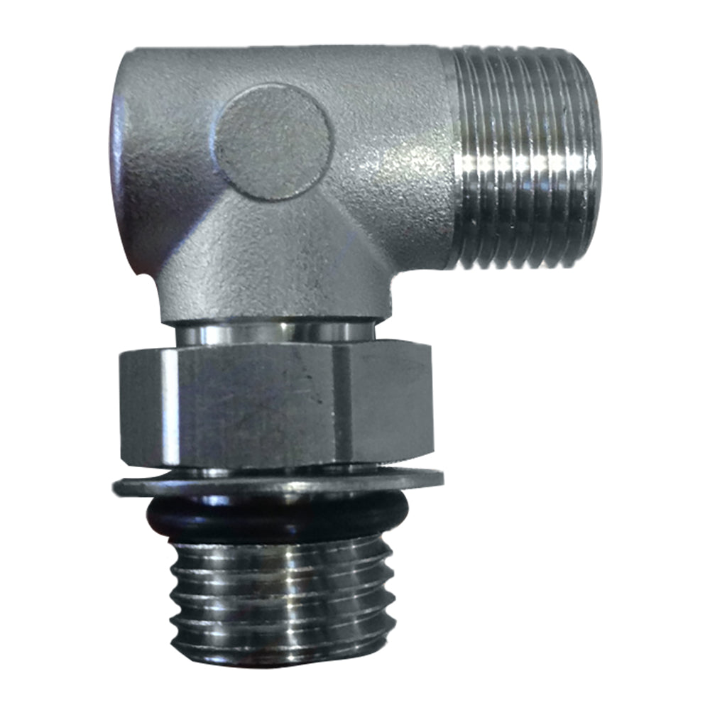 Uflex90 Adjustable Fitting f/Back of UP Series Helms - ORB 6 to 3/8" COMP [AF90]