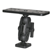 Load image into Gallery viewer, Scotty 163 1.5" Ball Mount w/Fishfinder  Universal Mounting Plate [0163]
