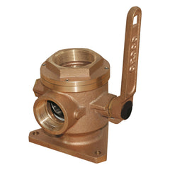 GROCO 2" Safety Seacock w/1-1/2" Side Port  [SBV-2000-P]