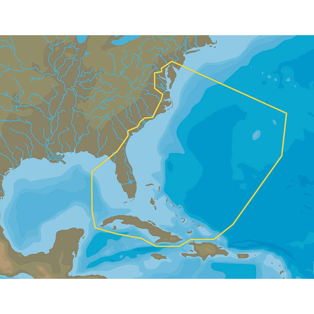 C-MAP 4D NA-063 Chesapeake Bay to Cuba - microSD/SD [M-NA-D063-MS]
