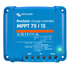 Victron BlueSolar MPPT Charge Controller - 75V - 15AMP [SCC010015050R]