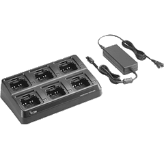 Icom 6 Gang Charger w/AC Adapter f/M85  M85IS [BC214-1]