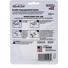 Load image into Gallery viewer, QuikClot Advanced Clotting Gauze - 3" x 4 [5020-0026]
