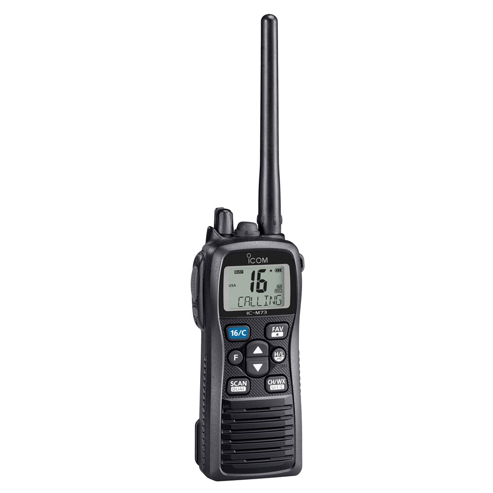 Icom M73 Submersible Handheld VHF Marine Radio - 6W [M73 61 USA]