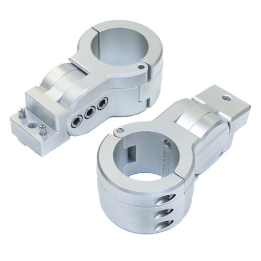 PTM Watersports Board Rack Mounts - 2.38" Pipe Clamp - Silver [P13198-2380TEBCL]