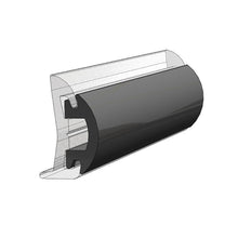 Load image into Gallery viewer, TACO 70 Flexible Black Rub Rail Insert 1-3/16" x 1/2" [V12-4144BKA70-1]
