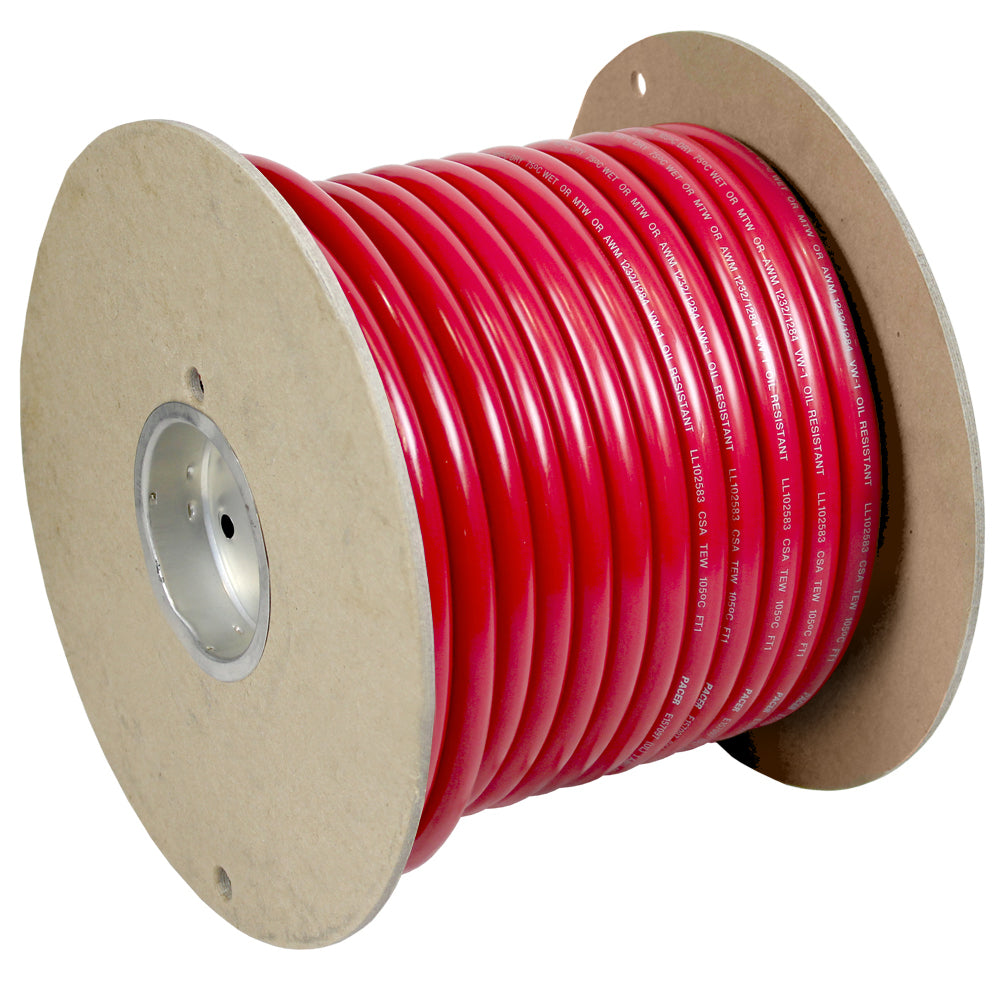 Pacer Red 6 AWG Battery Cable - 100  [WUL6RD-100]