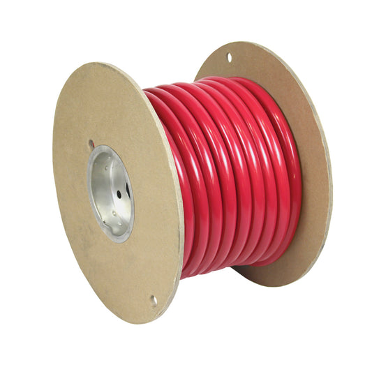 Pacer Red 2/0 AWG Battery Cable - 50  [WUL2/0RD-50]
