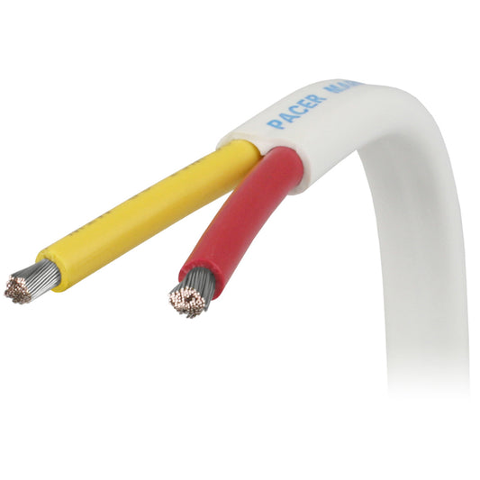 Pacer 18/2 AWG Safety Duplex Cable - Flat Cable - Red/Yellow - 250' [W18/2RYW-250]