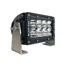 Load image into Gallery viewer, Black Oak Pro Series 3.0 Double Row 4" LED Light Bar - Flood Optics - Black Housing [4F-D5OS]
