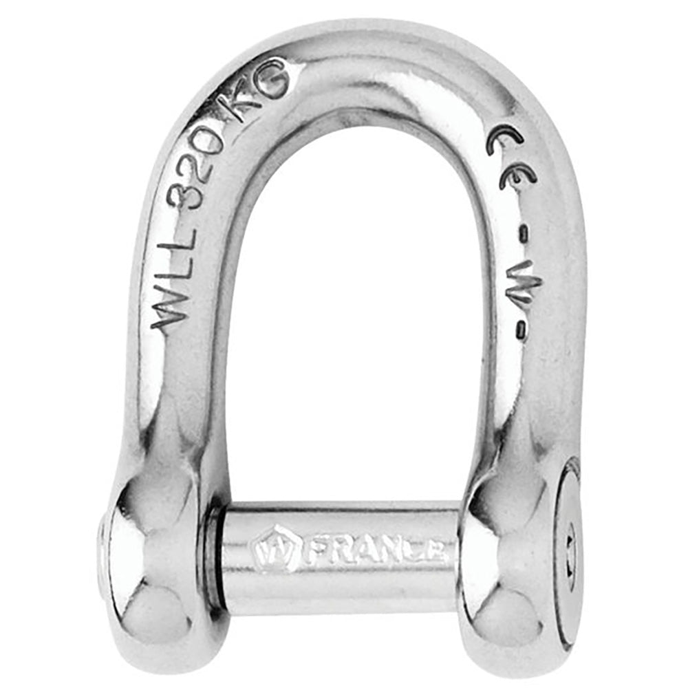Wichard Self-Locking Allen Head Pin D Shackle - 6mm Diameter - 1/4" [1303W]