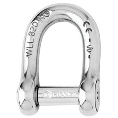 Wichard Self-Locking Allen Head Pin D Shackle - 6mm Diameter - 1/4" [1303W]