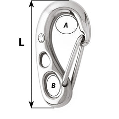 Wichard HR Safety Snap Hook - 100mm Length - 3-15/16" [2382W]