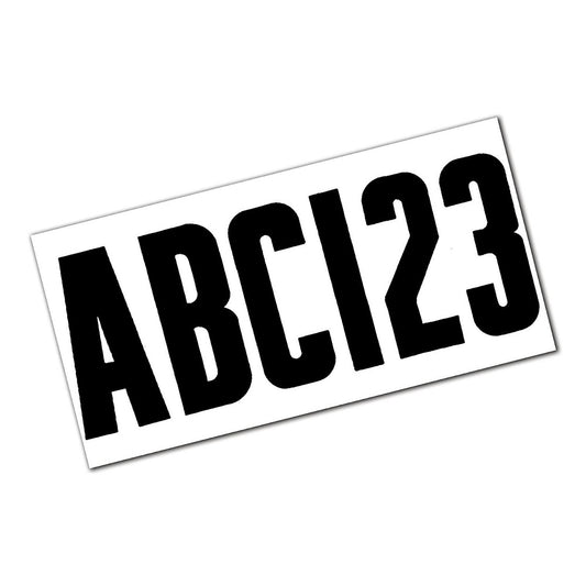 Attwood Letter  Number Kit - Black  [14142-7]