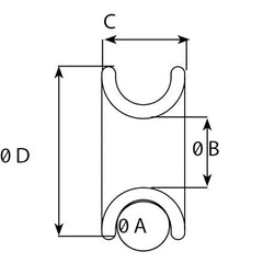 Wichard FRX15 Friction Ring - 15mm (19/32") [21510W]