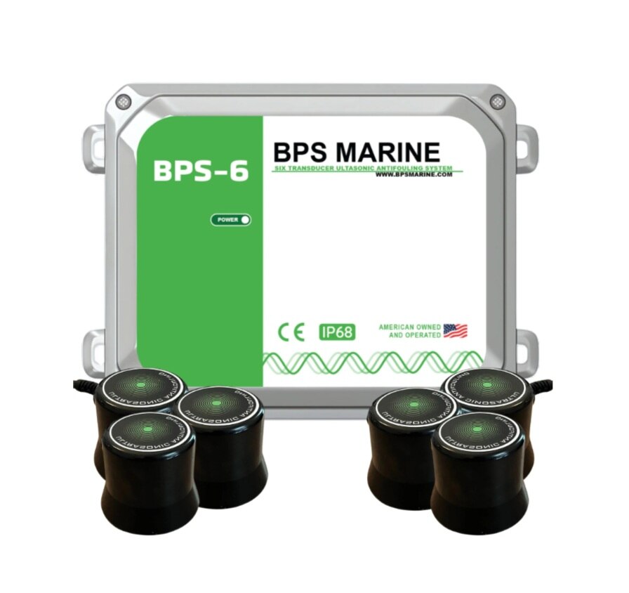 BPS Marine 6 Transducer 12V Ultrasonic Antifouling System