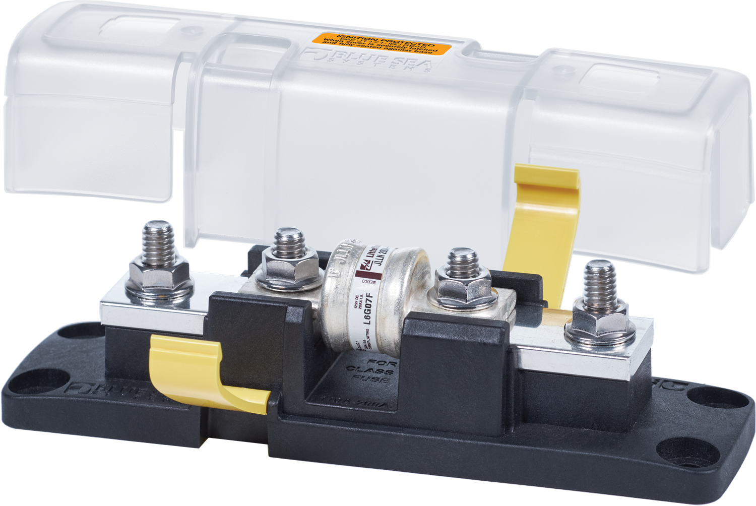 Blue Sea 5007100 Class T Fuse Block with Insulating Cover 110 to 200 Amp