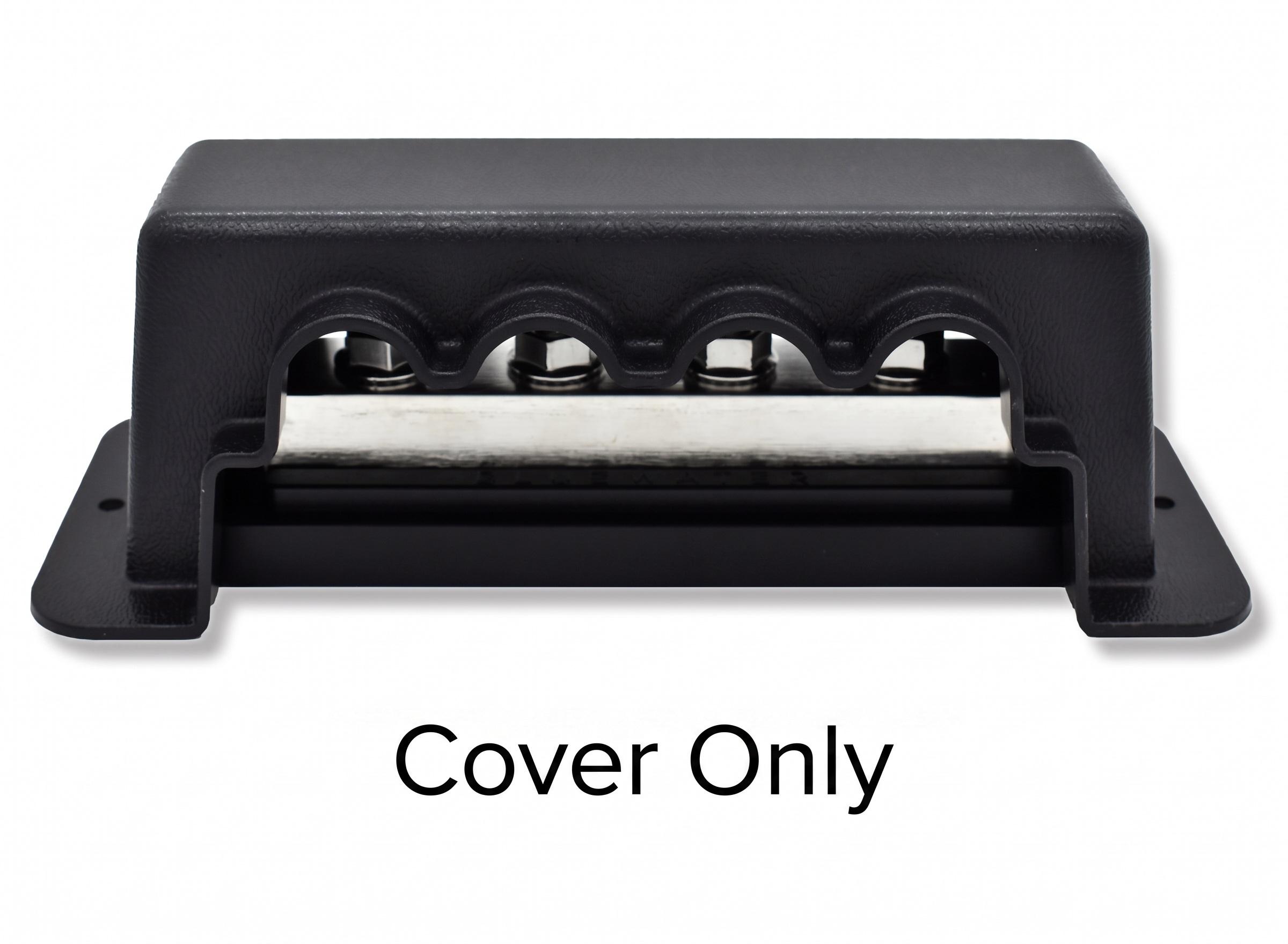 Bluewater 4 Stud Busbar Cover Black