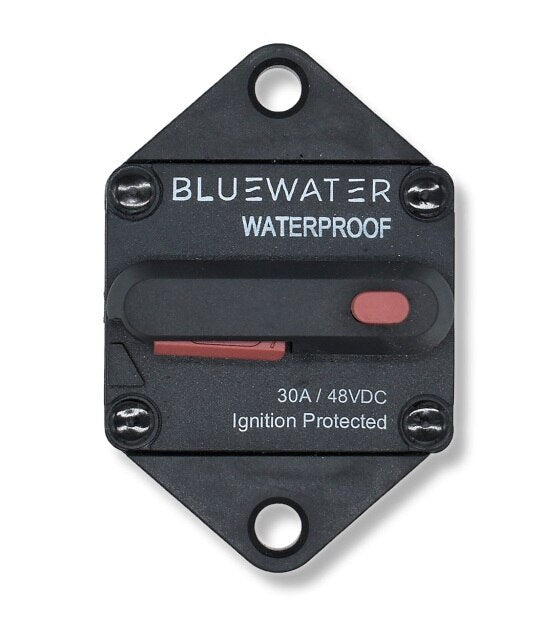 Bluewater Hi AMP Panel Mount 30AMP Resettable
