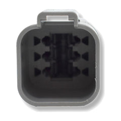 Bluewater 6 Position DT Male Connector with Wedge Lock, Deutsch Compatible