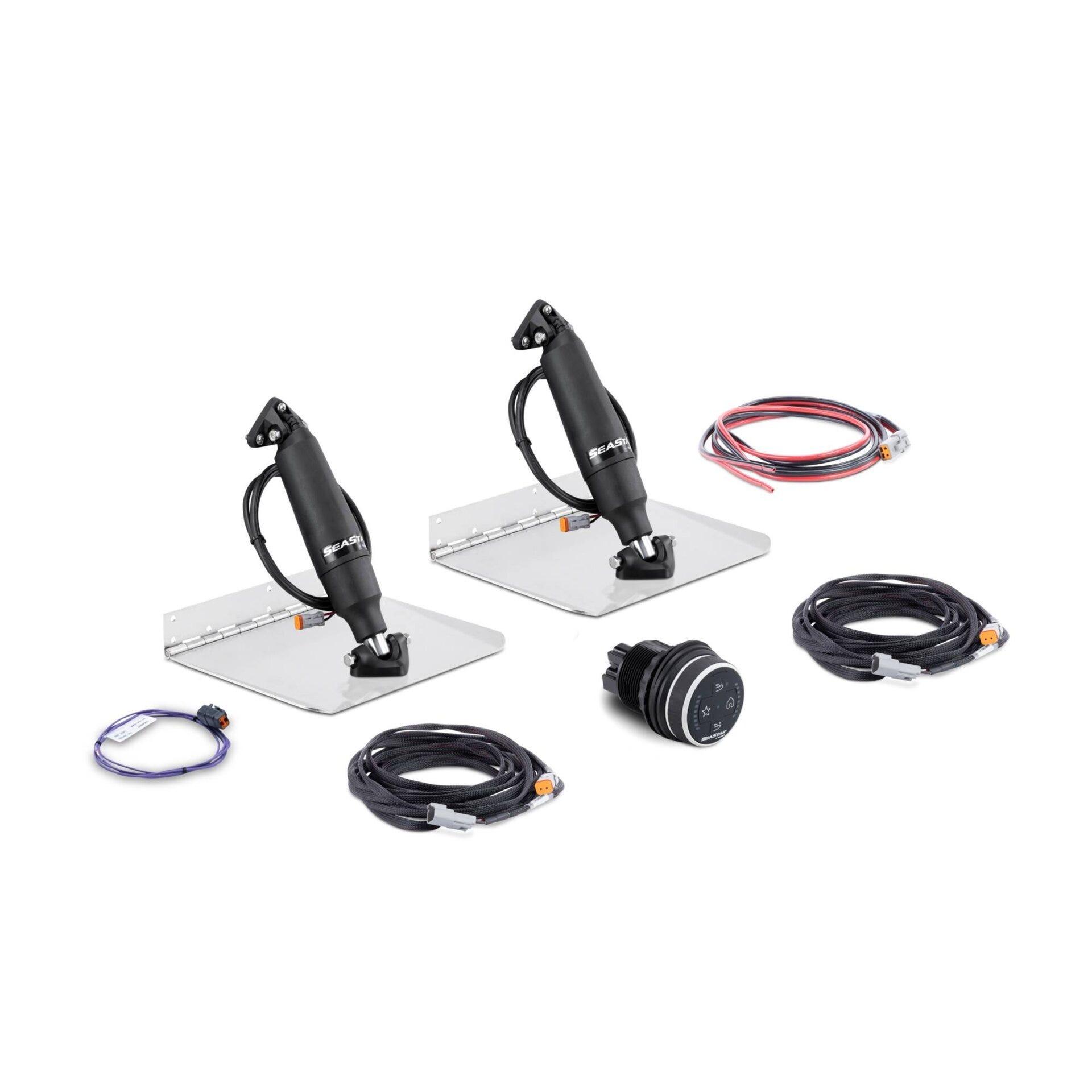 Dometic Seastar STT3103R 9inx12in Standard Trim Tab Kit 2.25in Stroke 11.5in Actuator with Controller