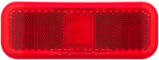 LED MARK LIGHT;RECT;1 WIRE;RED