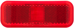 LED MARK LIGHT;RECT;1 WIRE;RED