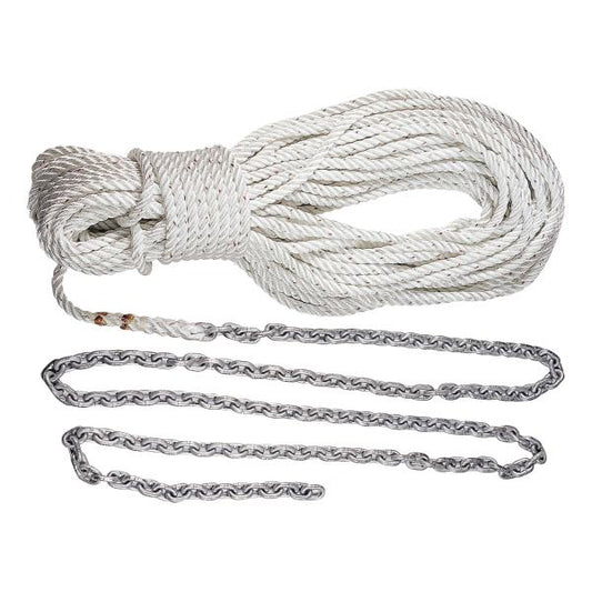 Lewmar 5ft 1/4in G4 Chain W/100ft 1/2in Rope