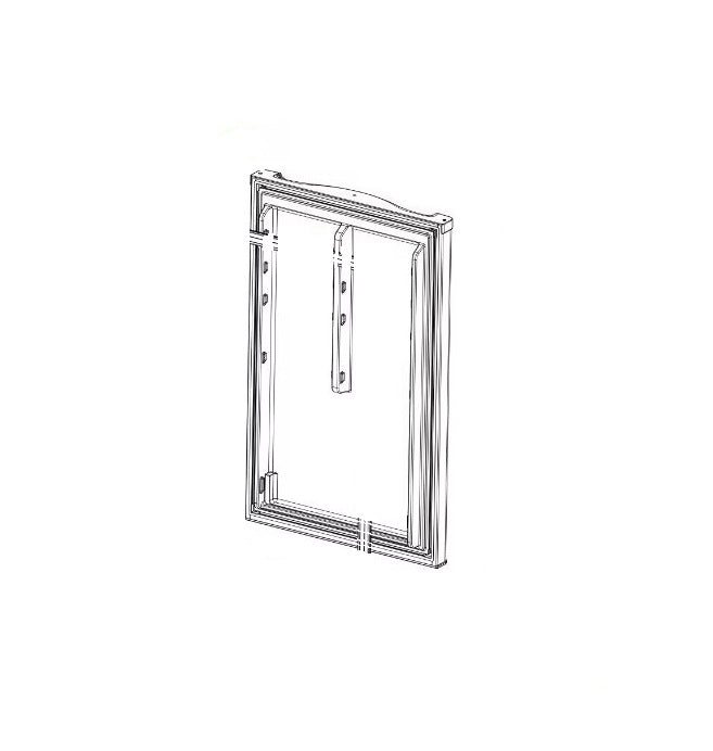 GPV10 BLACK REFRIGERATOR DOOR