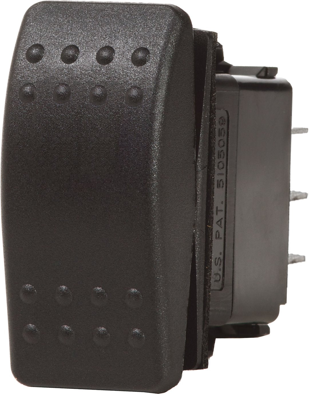 SWITCH CONTURA2 SPST OFF-(ON) BLK