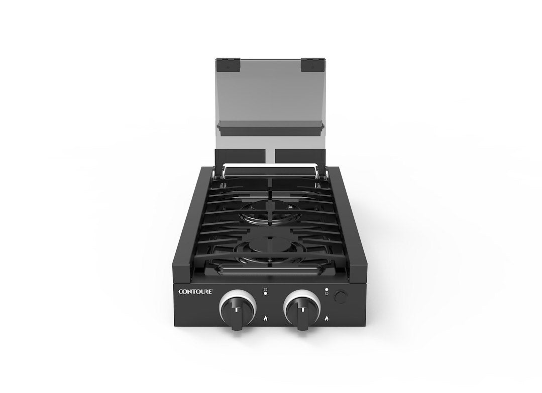 CONTOURE 2-BURNER RECESSED GAS COOK